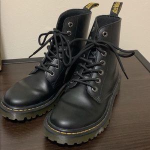 Dr Martens Black Leather Boots